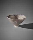 Footed bowl by Lucie Rie, circa 1970, Stoneware, sold Apr 2018
