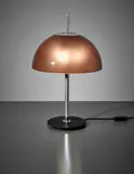 Table lamp, model no. 584/G by Gino Sarfatti, circa 1957, Painted steel, chromium-plated metal, acrylic, sold Apr 2018