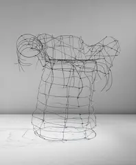 Forrest Myers, Ghost, 1995, Patinated steel wire