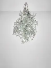 Deborah Thomas, Unique chandelier, 1998, Glass, coloured glass, steel, painted steel