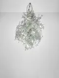 Deborah Thomas, Unique chandelier, 1998, Glass, coloured glass, steel, painted steel