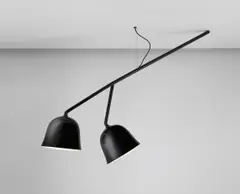 Double 'Black Light' by Ronan and Erwan Bouroullec, 2008, Painted aluminium, painted fiberglass, rubber, acrylic, sold Apr 2018