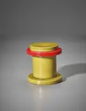 Lidded box, model no. 598 by Ettore Sottsass, circa 1962, Glazed earthenware, sold Apr 2018