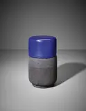 Lidded pot, model no. 198, from the ‘Ceramiche di lava’ series by Ettore Sottsass, circa 1959, Glazed earthenware, sold Apr 2018