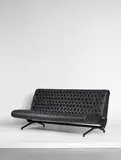 Adjustable sofa, model no. D70 by Osvaldo Borsani, designed 1954, produced circa 1967, Painted steel, painted tubular steel, brass, vinyl, sold Apr 2018