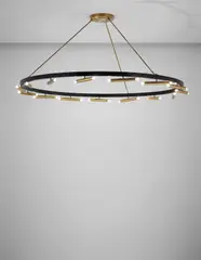 Large ceiling light, variant, model no. 2068 by Gino Sarfatti, circa 1952, Painted steel, brass, sold Apr 2018