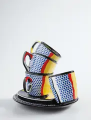 Roy Lichtenstein, Ceramic Sculpture #10, 1965, painted and glazed ceramic