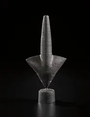 Hans Coper, Cycladic arrow form, 1970, stoneware, black glaze