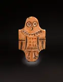 Hibou by Pablo Picasso, 1957, hand-painted partially glazed tile, sold Oct 2018