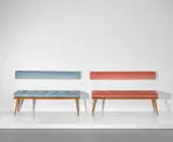 Ico Parisi, Pair of benches, designed for a private residence, Verona