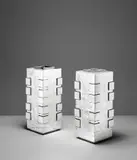 Jean Desprès, Important pair of vases