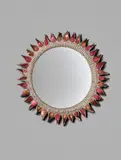 'Chardon' mirror by Line Vautrin, circa 1965, Talosel resin, coloured mirrored glass, mirrored glass, sold Oct 2018