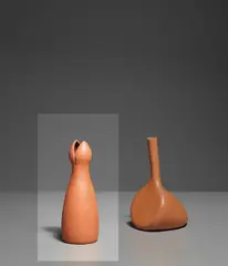 Vase by Valentine Schlegel, circa 1957, Glazed terracotta, offered Oct 2018