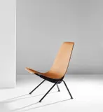 'Antony' chair, model no. 356 by Jean Prouvé, circa 1954, Beech-veneered plywood, painted steel, aluminium, sold Oct 2018
