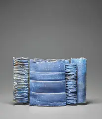 Colin Pearson, Large 'Winged' vase form, circa 1980, Glazed stoneware