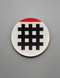 Plate by Ettore Sottsass, circa 1958, Enamelled copper, sold Oct 2018