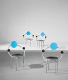 Michele de Lucchi, Set of four 'First' chairs