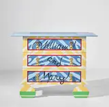 Robert Venturi, 'William and Mary bureau', designed for the XVII International Triennale, Milan, circa 1984, Painted wood, brass