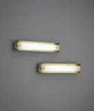 Gino Sarfatti, Rare pair of wall appliques, model no. 3007/F/20W