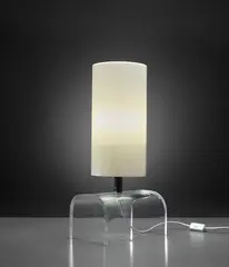 Table lamp by Gio Ponti, circa 1968, Acrylic, chromium-plated brass, sold Oct 2018