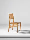 Gio Ponti, Rare side chair, model no. 602, circa 1954, Oak, oak-veneered plywood