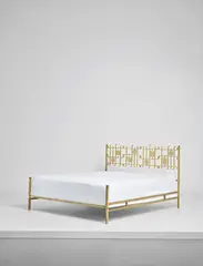 Bed by Osvaldo Borsani and Arnaldo Pomodoro, 1950s, Brass, painted metal, sold Oct 2018