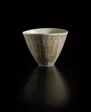 Lucie Rie, Conical bowl with oval lip
