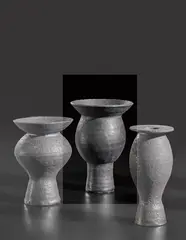 Pot by Hans Coper, circa 1958, Stoneware, black glaze, offered Oct 2018