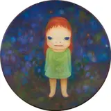 Missing in Action by Yoshitomo Nara, 2005, acrylic on cotton mounted on FRP, sold Mar 2017