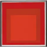 Josef Albers, Study for Homage to the Square: Wet and Dry, 1969, oil on masonite