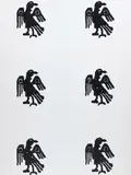 Christopher Wool, Untitled, 1989, acrylic on aluminium