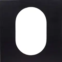 Steven Parrino, Squeaky Fromme, 1987, acrylic on canvas