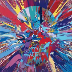 Damien Hirst, Beautiful Mider Intense Cathartic Painting (with Extra Inner Beauty), 2008, household gloss on canvas