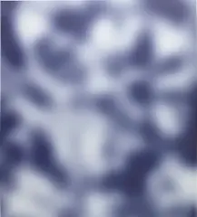 Jeff Elrod, Hey Moon, 2013, UV ink on canvas
