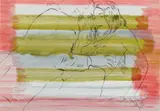 Sigmar Polke, Untitled, 1973, gouache and ink stamp on paper