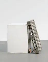 Untitled by Peter Fischli and David Weiss, 1994-2002, rubber, polyurethane paint and pedestal, sold Mar 2017