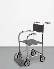 Mona Hatoum, Untitled (wheelchair), 1998, steel and rubber