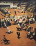 Bill Jacklin, The Finalists III M.S.G, 1987, oil on canvas