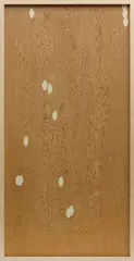 Sherrie Levine, Parchment Knot: 3, 2003, acrylic on plywood, in artist's frame