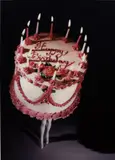 Walking Cake II (Colour) by Laurie Simmons, 1989, Cibachrome print, offered Mar 2017