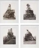 Bernd and Hilla Becher, Four works: (i) Zimmermann Coal Co., Ravine, Schuylkill Country; (ii) Scade Coal Co., Goodspring Mountains, Schuylkill Country; (iii) Scheib & Walacavage, No. 2, Joliett, Schuykill Country; (iv) Minnich Coal Co., Goodspring Mountains, Schuykill Country