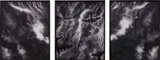Jack Goldstein, Untitled, 1981, acrylic on masonite, triptych
