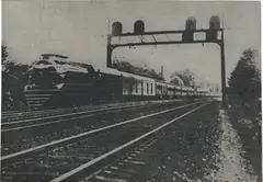 Untitled (Train) by Richard Pettibone, 1965, photo engraving on canvas, sold Mar 2017