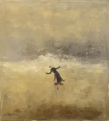…am Meer by Norbert Schwontkowski, 1996, oil on canvas, sold Mar 2017