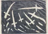 Jan Fabre, Swords and Crosses, 1989, Biro on paper