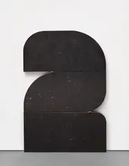 Gabriel Kuri, Untitled (Z), 2010, marble and cigarette butts