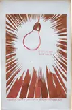 Bulb by Raymond Pettibon, 1990, watercolour on paper, sold Mar 2017