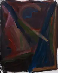 Untitled (JS07298) by Josh Smith, 2007, oil on canvas, sold Mar 2017