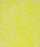 Evan Nesbit, Porosity (Yellow Tablet), 2014, acrylic on burlap