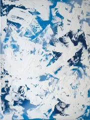 Brendan Lynch, Untitled, 2012, joint compound and enamel on wood